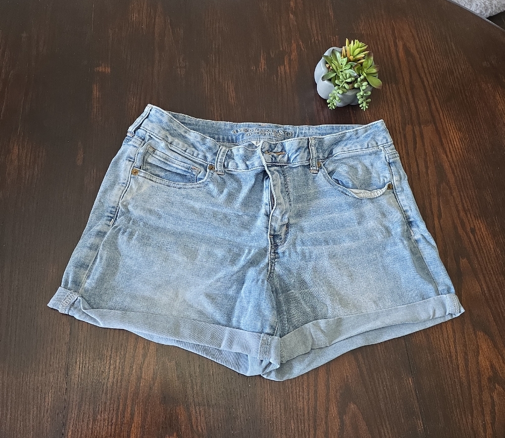 American Eagle Outfitters Light Blue Jean Shorts